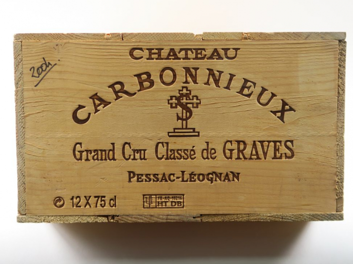 12 BOUTEILLES CHÂTEAU CARBONNIEUX GCC GRAVES - 2004 - CBO