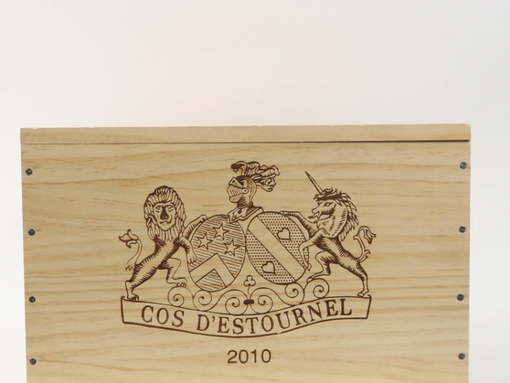 6 BOUTEILLES CHÂTEAU COS D'ESTOURNEL GCC ST ESTEPHE - 2010 - CBO