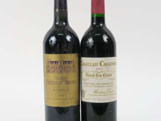 Vente aux enchères 2 BOUTEILLES : 1 CHÂTEAU CANTENAC BROWN GCC MARGAUX 2000 - 1 CHÂTEAU C