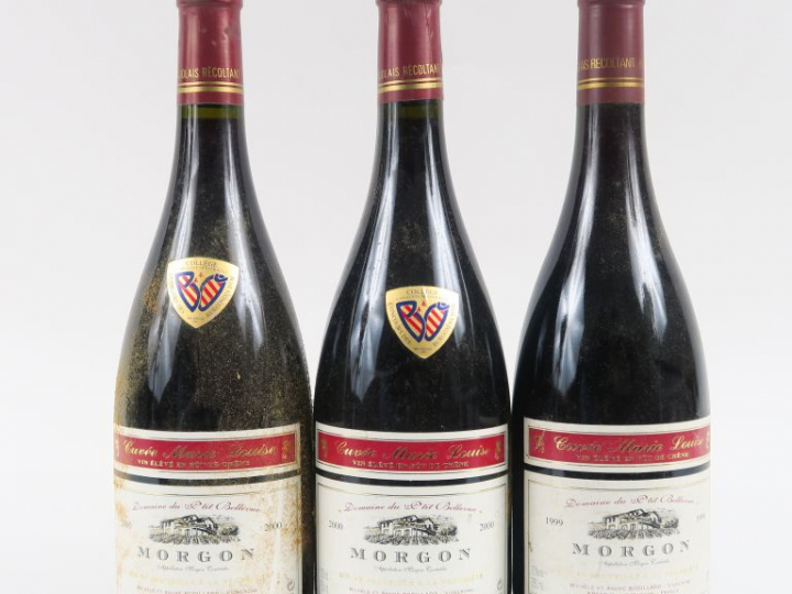 3 BOUTEILLES MORGON 'CUVEE MARIE LOUISE' DOMAINE DU P'TIT BELLEVUE -  