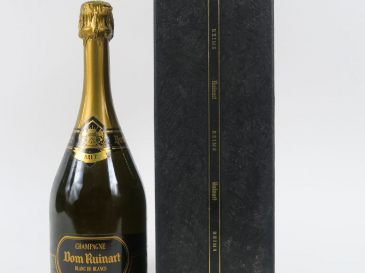 1 BOUTEILLE CHAMPAGNE DOM RUINART 'BLANC DE BLANCS' - 1990 - COFFRET