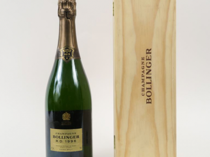 1 BOUTEILLE CHAMPAGNE BOLLINGER R.D. - 1996 - COFFRET