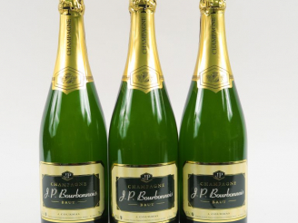 Vente aux enchères 3 BOUTEILLES CHAMPAGNE J.P. BOURBONNOIS