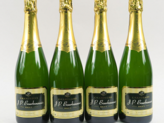 Vente aux enchères 4 BOUTEILLES CHAMPAGNE J.P. BOURBONNOIS