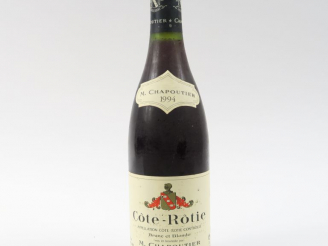 Vente aux enchères 1 BOUTEILLE CÔTE ROTIE 'BRUNE ET BLONDE' CHAPOUTIER - 1994
