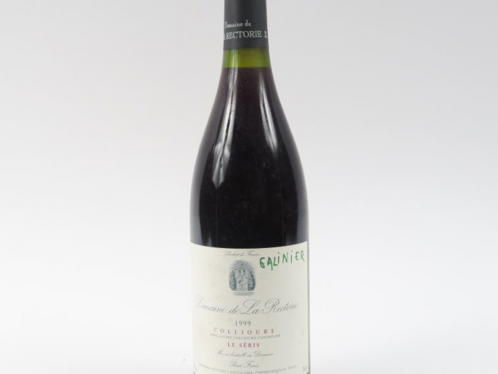 1 BOUTEILLE DOMAINE DE LA RECTORIE 'LE SERIS' COLLIOURE - 1999