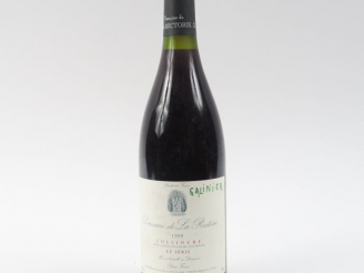 Vente aux enchères 1 BOUTEILLE DOMAINE DE LA RECTORIE 'LE SERIS' COLLIOURE - 1999