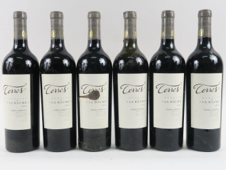 Vente aux enchères 6 BOUTEILLES LANGUEDOC ROUSSILLON TERRES DOMAINE DE LA BAUME - 2001 - 
