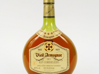 Vente aux enchères 1 BOUTEILLE VIEIL ARMAGNAC DES CORDELIERS