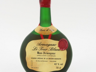 Vente aux enchères 1 BOUTEILLE  BAS ARMAGNAC 'LE JOUR BLANC' HORS D'ÂGE BUSQUETS 42°