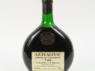 Vente aux enchères 1 BOUTEILLE ARMAGNAC 'DOMAINE DES CASSAGNOLS' 7 ANS 43°