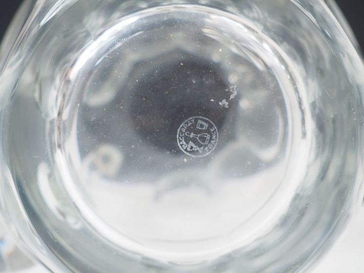 BACCARAT. Partie de service de verres en cristal, modèle 'Harcourt' co