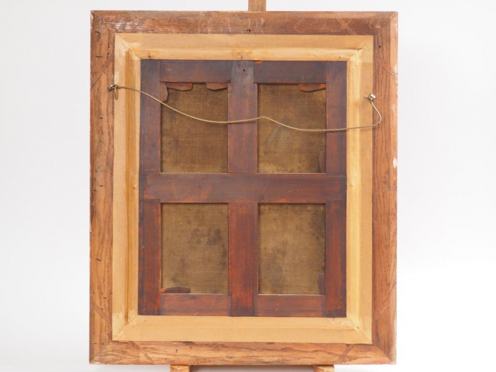 	Michel VAN MUSSHER (1645 - 1705). "Groupe de personnages et animaux" 