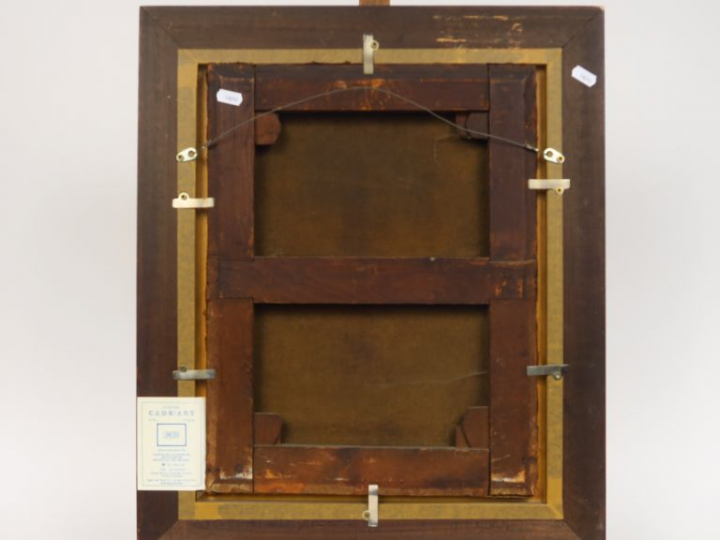 Ecole Hollandaise  XVIIème "Jeune femme au collier de perles"  Huile s