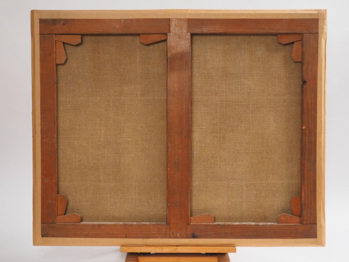 	Ecole française XVIIIème, copie de Boucher. 'Cérès'. Huile sur toile.