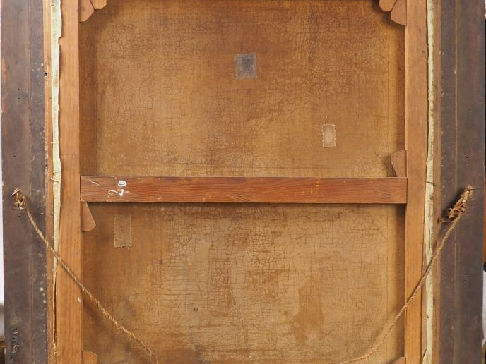 Numa MARZOCCHI.  'L'heure du thé'. Huile sur toile. Signée en bas à ga