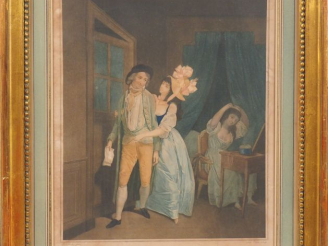 Vente aux enchères Paire de gravures d’après Boilly. "On la tire aujourd’hui" et "La comp