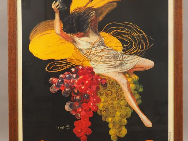 Affiche publicitaire "CINZANO" par Cappiello. DEVAMBEZ impr. Paris. Di