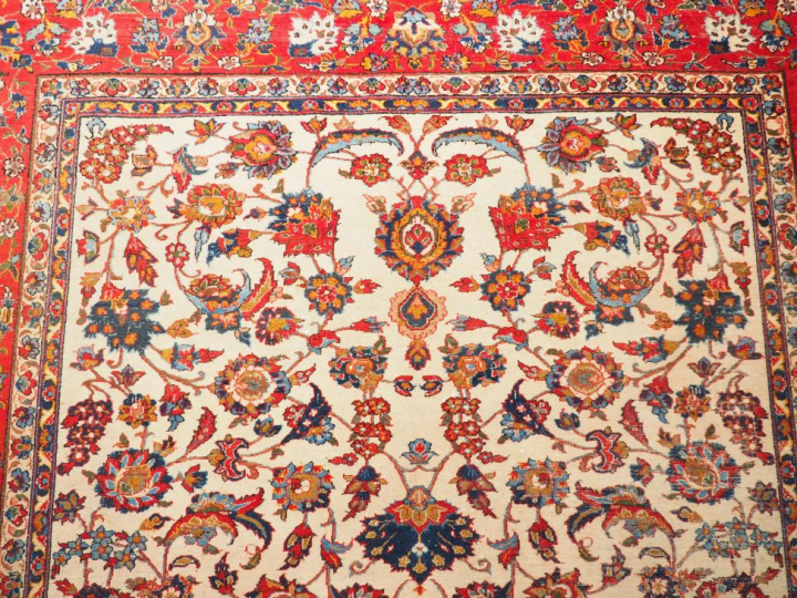 Grans tapis persan.  (Usures)