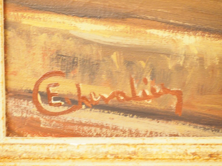 Etienne CHEVALIER « Nature morte au gibier » Huile sur toile. Signée e