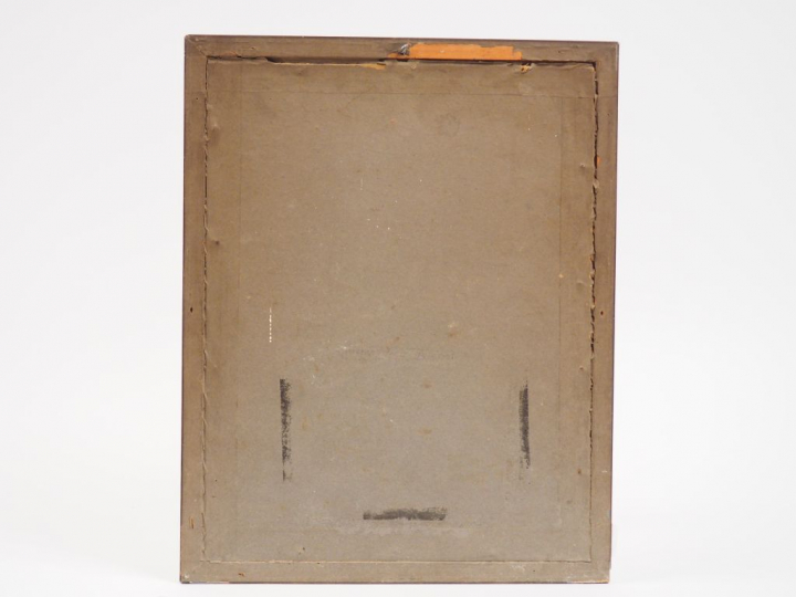 	Paul JOUVE.  « Kaa » Aquarelle gouachée. Signée en bas à gauche.  22,