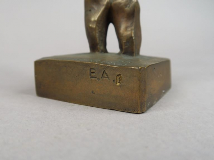 Ferdinand PARPAN "Femme debout" Sculpture en bronze.  Signée. EA 0.  H