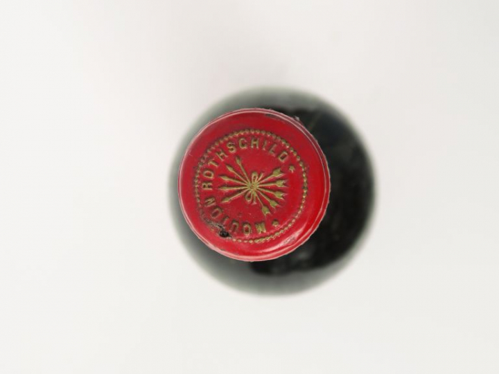 1 BOUTEILLE CHÂTEAU MOUTON ROTHSCHILD 1er GCC PAUILLAC - 1955 - BEP-VI
