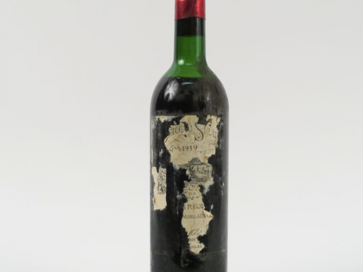 1 BOUTEILLE CHÂTEAU SIRAN MARGAUX - 1959 - HEP-MEP/ETA
