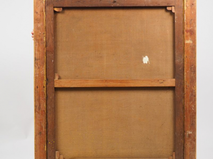 Ecole française XIXème. 'La Sybille'. Huile sur toile. Dim. : 118 x 94