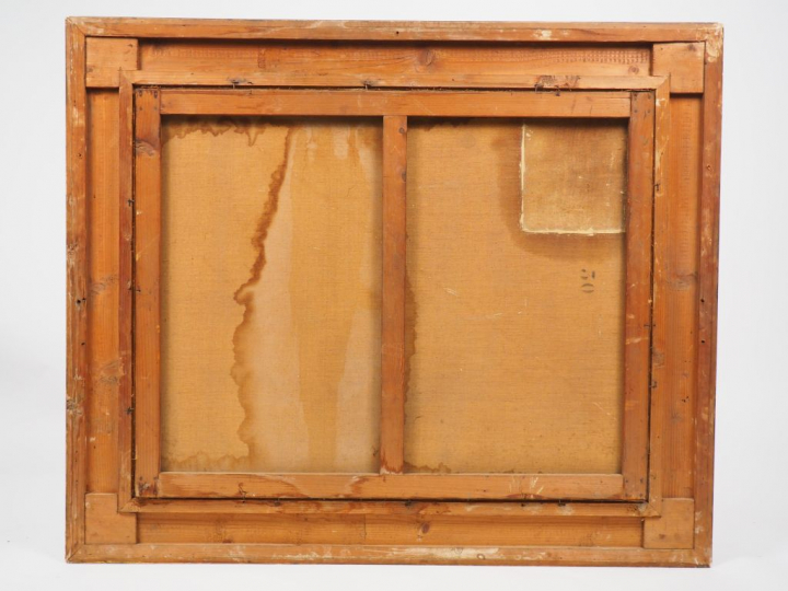 Paul ASTIER. 'La lande'. Huile sur toile, signée een bas à gauche et d