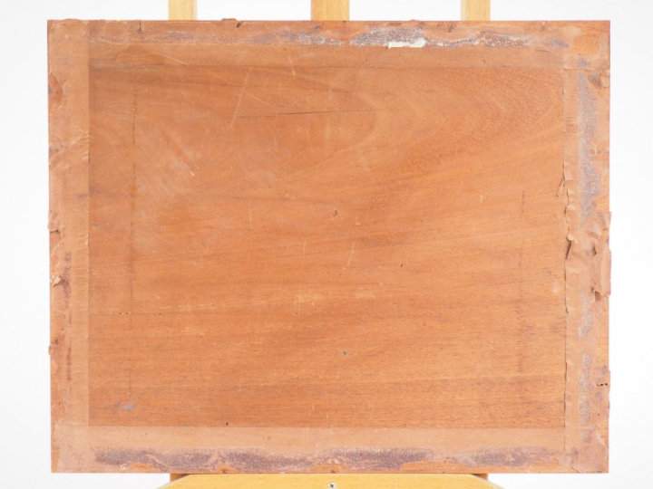 Georges de FEURE. 'Le billet' et 'La promenade en barque'. Huiles sur 