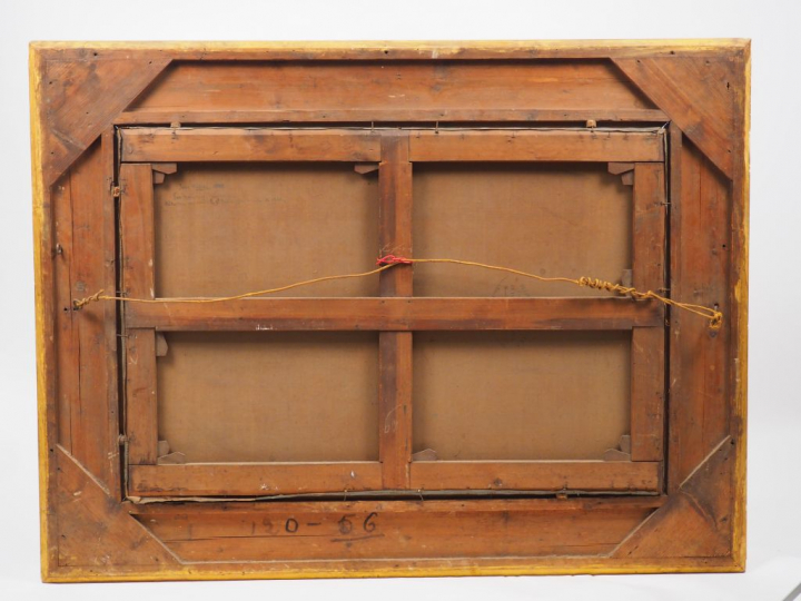 Jules HEREAU. 'Les varechs'. Huile sur toile, signée en bas à droite. 