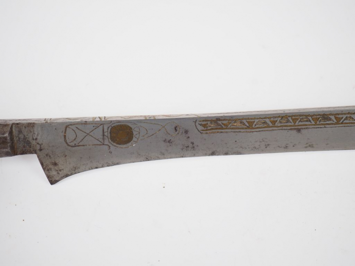 Très grande Flissa algérienne (Kabyle) de 1003 mm de long, lame incrus