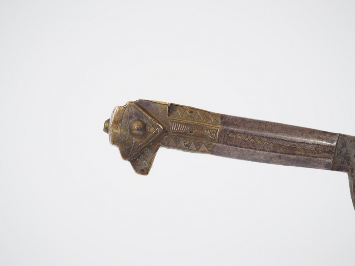 Très grande Flissa algérienne (Kabyle) de 1003 mm de long, lame incrus