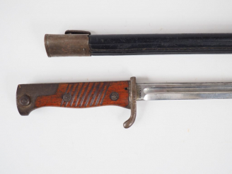 Vente aux enchères Baionnette allemande modèle 1898, second type, fabrication Simson UND 