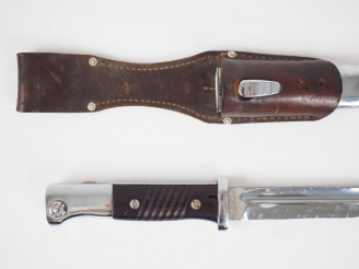 Vente aux enchères Baionnette réglementaire allemande, modèle 84/98, troisème modèle, fab