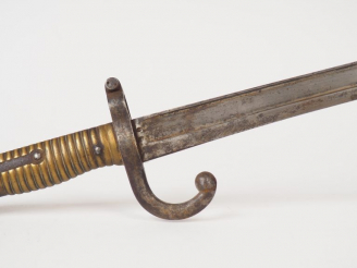 Vente aux enchères Baïonnette yatagan d’infanterie pour fusil Chassepot modèle 1866 sans 