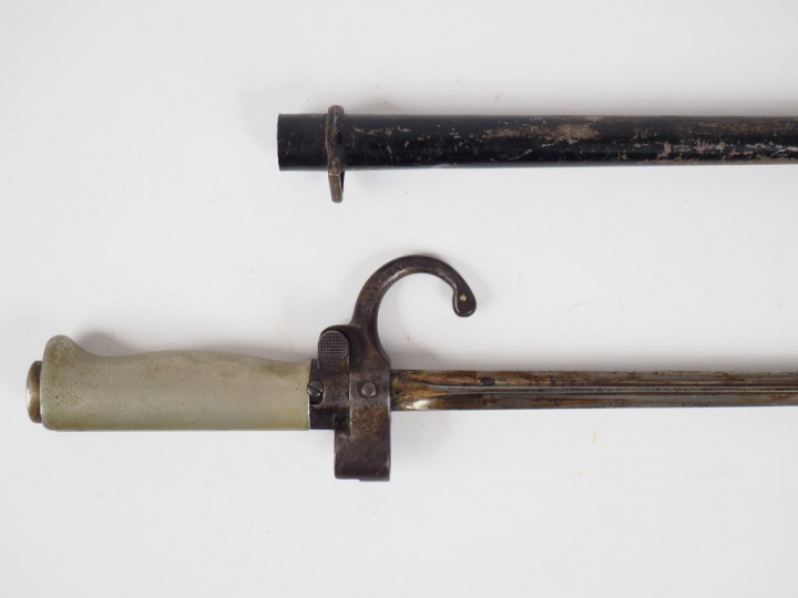 Baïonnette réglementaire française modèle 1886/93 pour fusil Lebel. Po