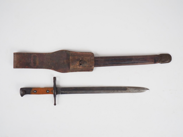 Baionnette réglementaire italienne pour fusil Carcano, modèle 1891. Fa