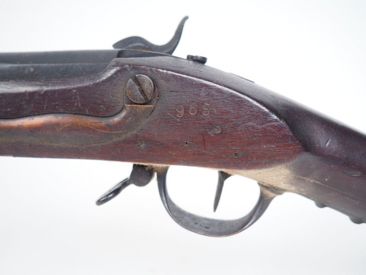 Fusil réglementaire à percussion composite, arme issue de la transform