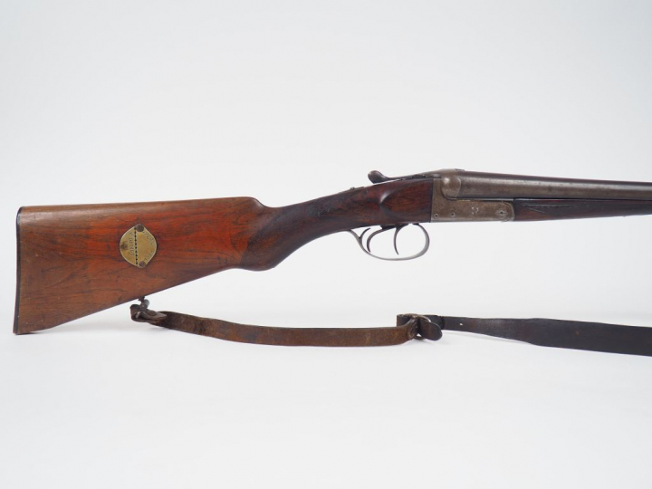 Fusil juxtaposé Stéphanois à éjecteurs en calibre 16/65. Arme numéro 4