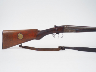 Vente aux enchères Fusil juxtaposé Stéphanois à éjecteurs en calibre 16/65. Arme numéro 4