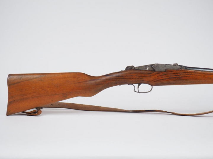 Carabine démontable système Warnant en calibre 12mm Flobert avec sa br