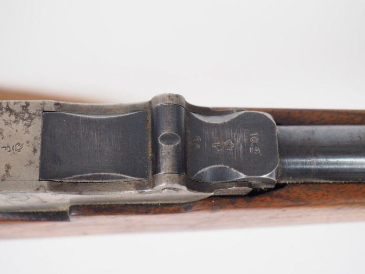 Carabine démontable système Warnant en calibre 12mm Flobert avec sa br