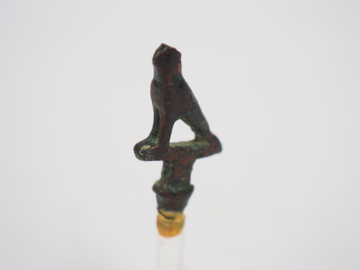 Faucon Horus en bronze. Egypte. Basse Epoque ou période ptolémaïque. H