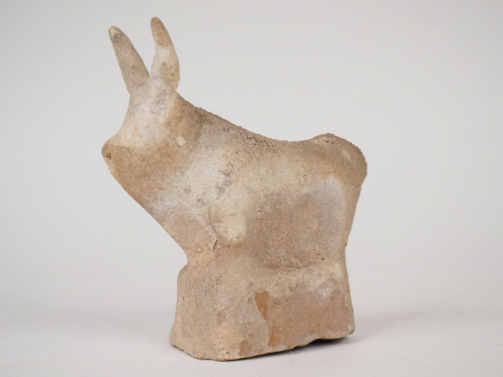 Figurine de bovidé en terre cuite. Bassin méditerranéen. IVe s. av. J.
