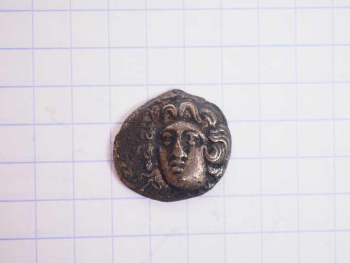 Iles de Carie. Rhodes. Drachme d’argent. III-IIe s. av. J.-C. A/ Tête 
