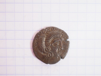 Vente aux enchères Gaule. Coriosolites. Statère en billon. Ier s. av. J.-C. A/ Tête styli