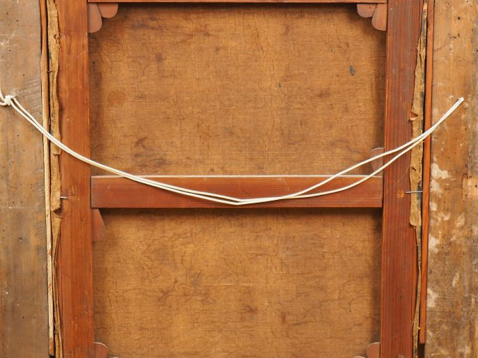 Ecole française XIXème  "Saint Jean Baptiste" Huile sur toile 68 x 56 