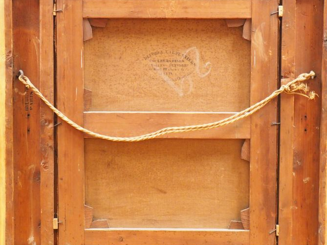 Ecole française vers 1850  "Incroyable du Directoire" Huile sur toile.